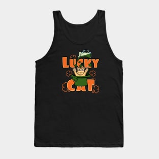 Lucky cat beer Tank Top